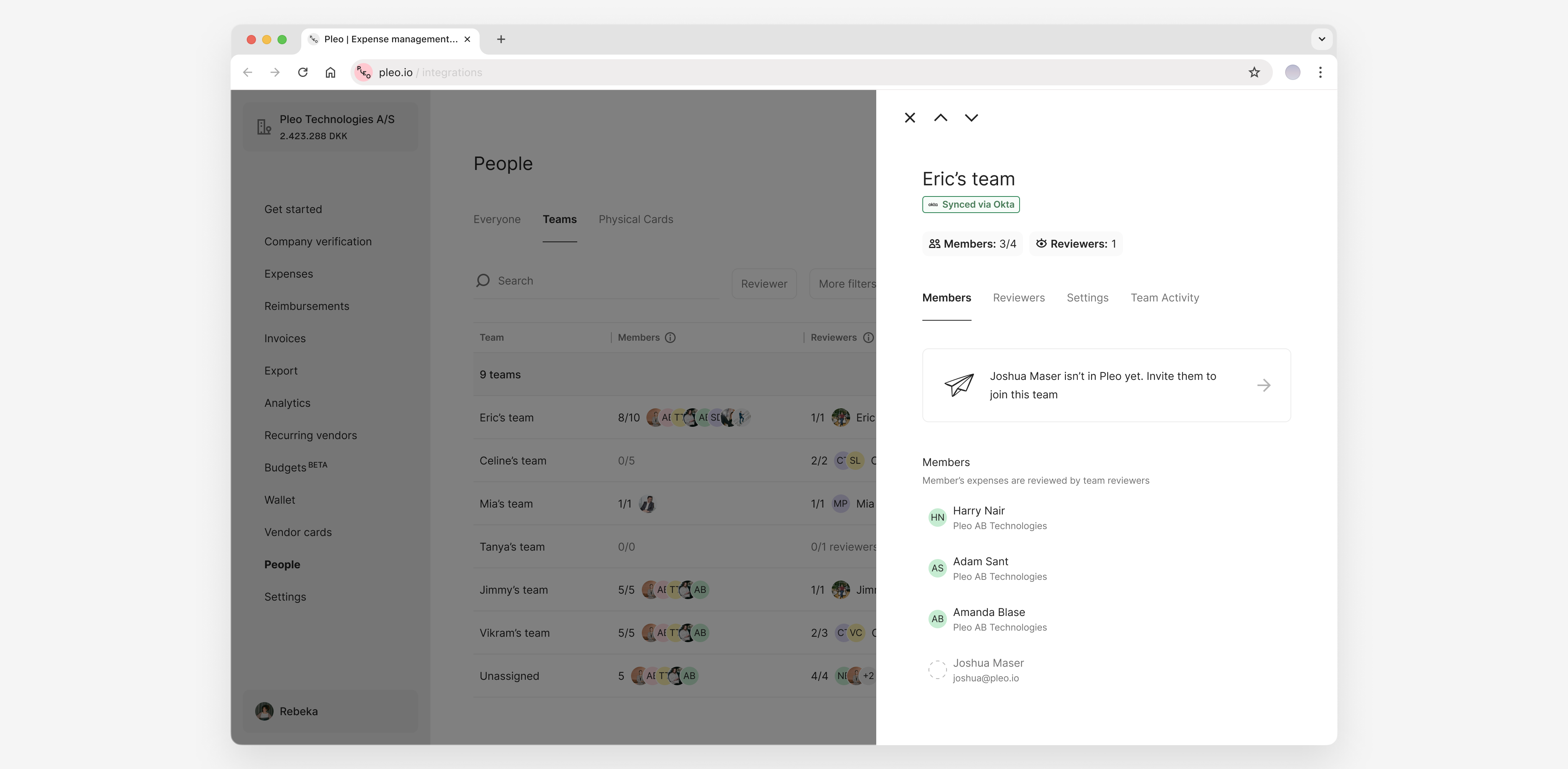 Wide HRIS integration tradeoff screen showing setup decisions.